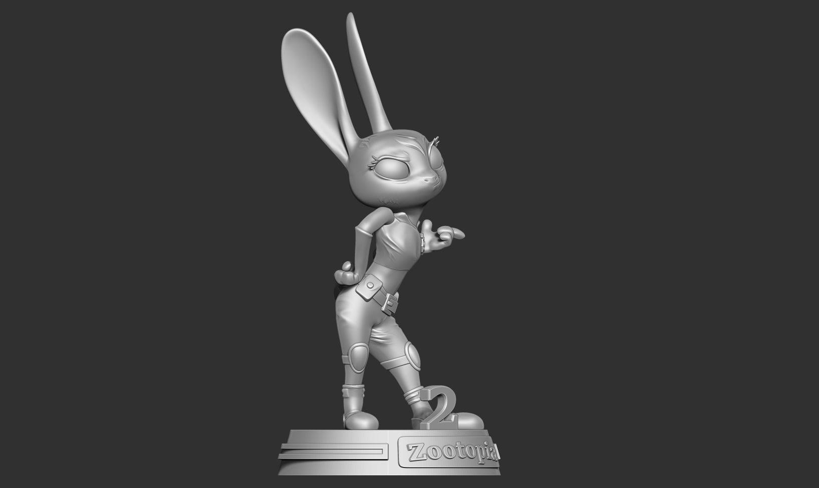 Judy Hoops Fanart 3D print model_15
