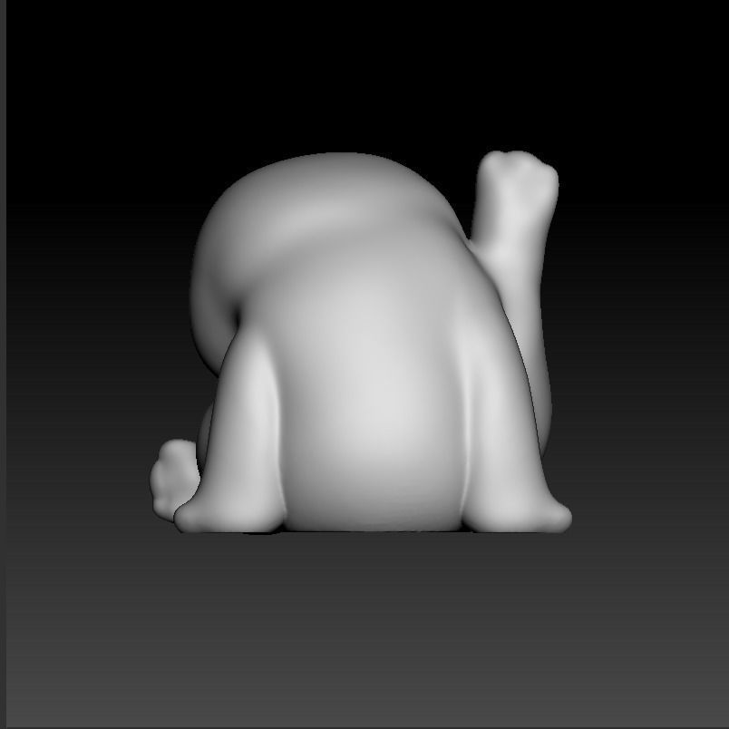 Cat Cute 3D Model For Print 3D print model_4
