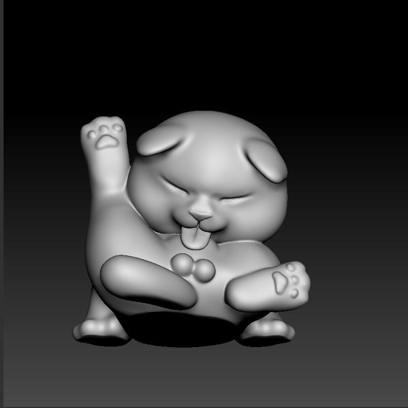 Cat Cute 3D Model For Print 3D print model_8