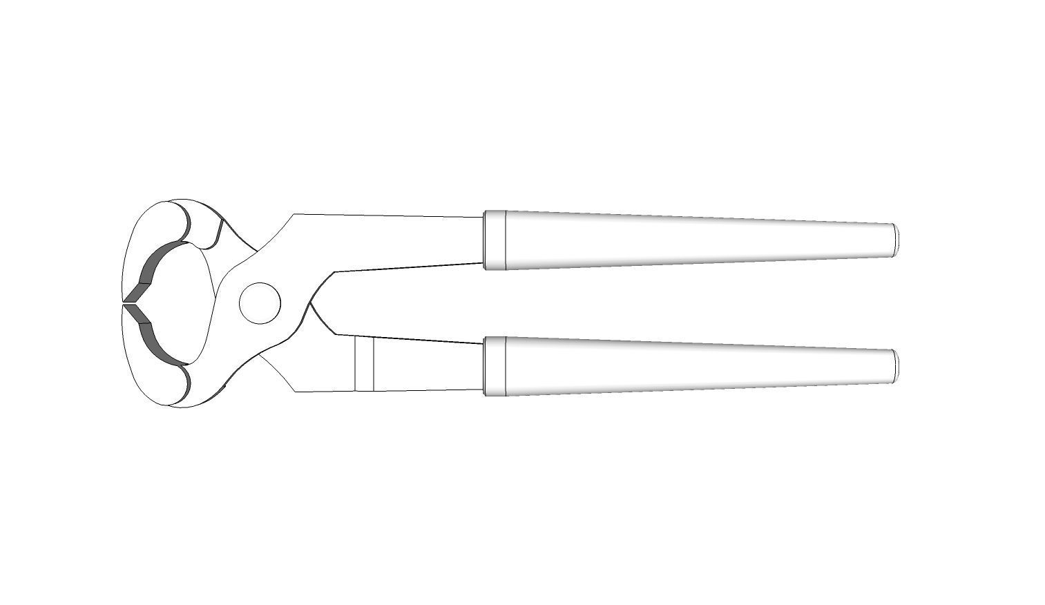 Pincers pliers 3D model_8