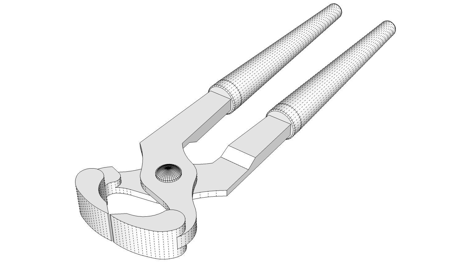 Pincers pliers 3D model_9