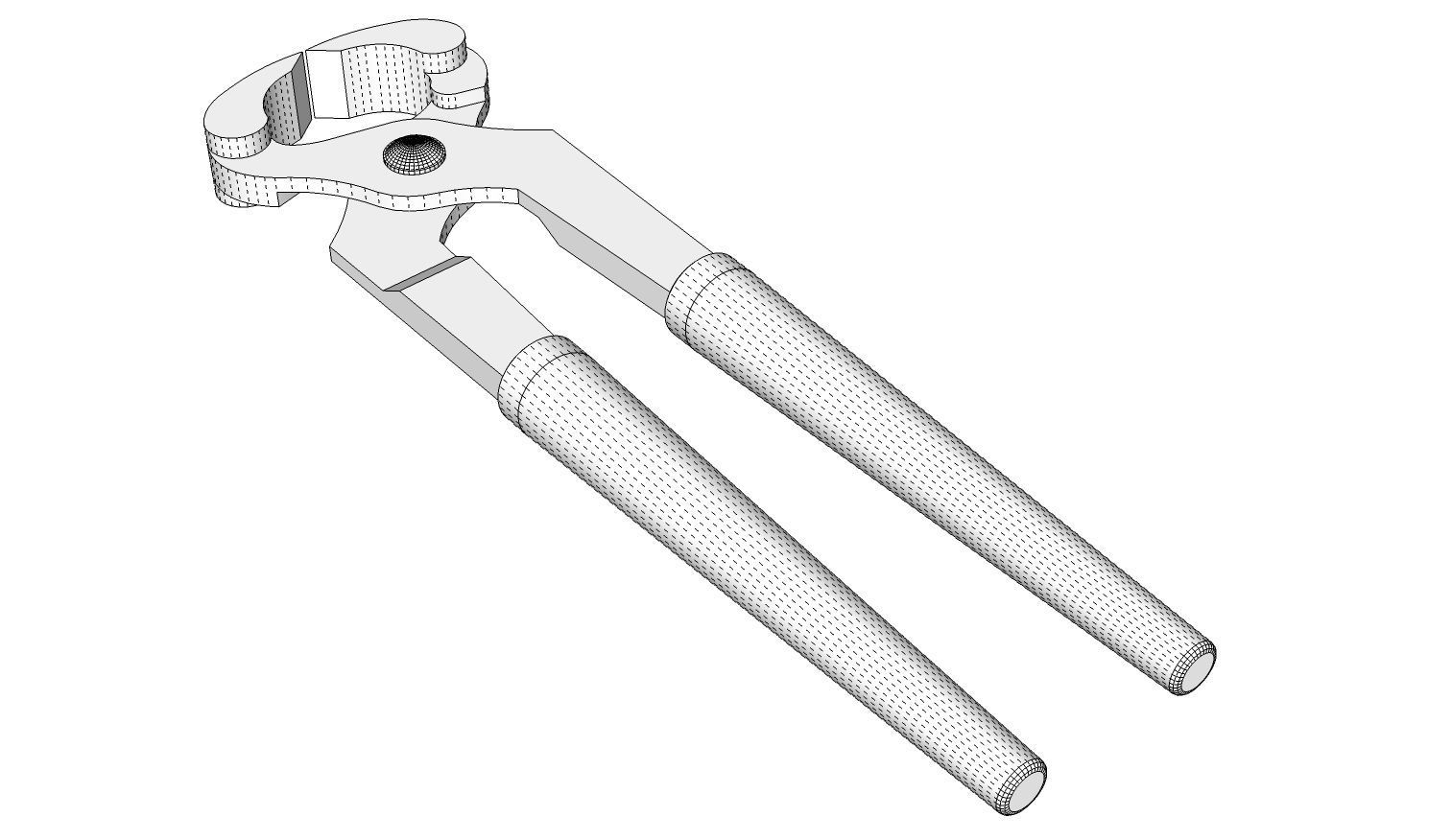 Pincers pliers 3D model_11