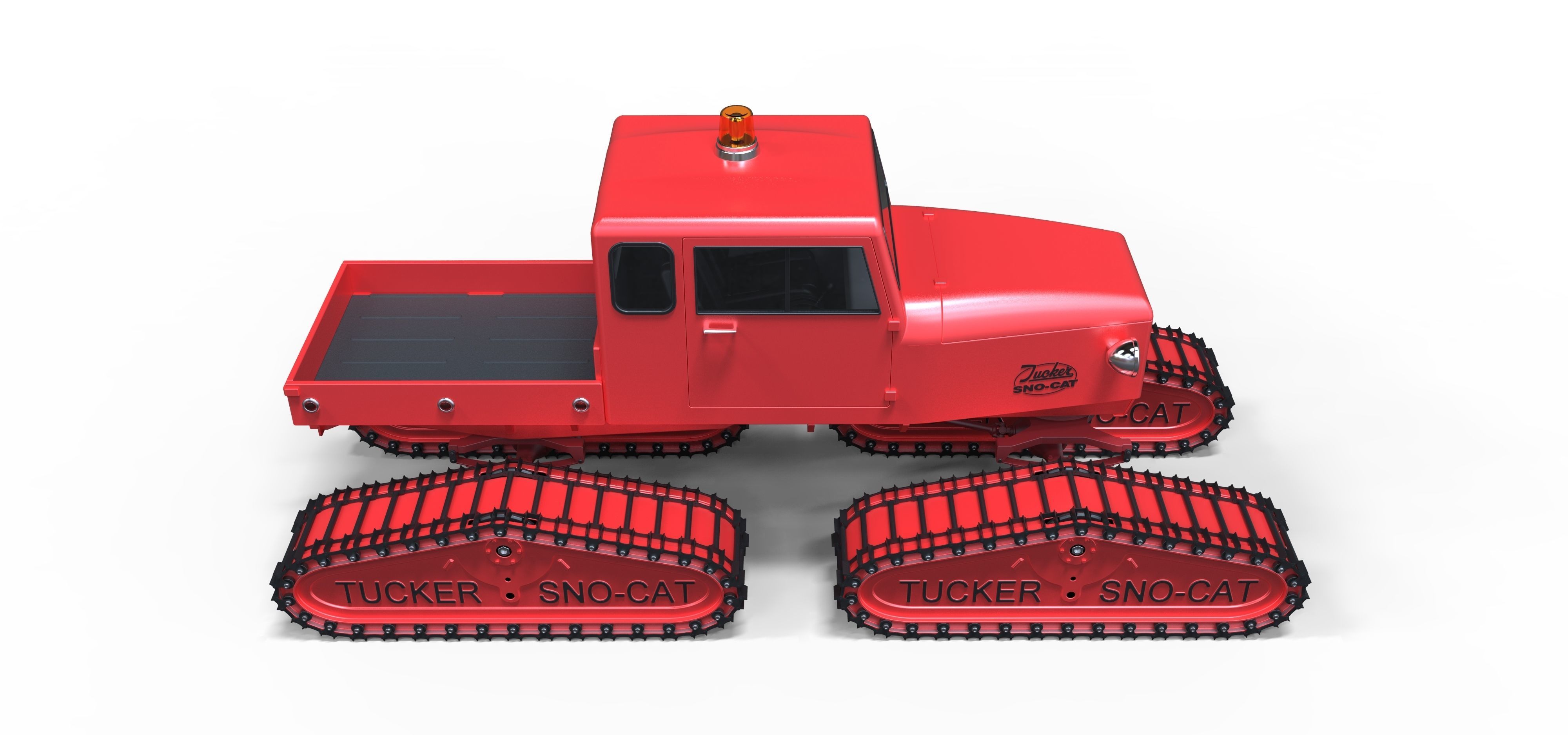 Tucker Sno-Cat 442a 3D model | CGTrader