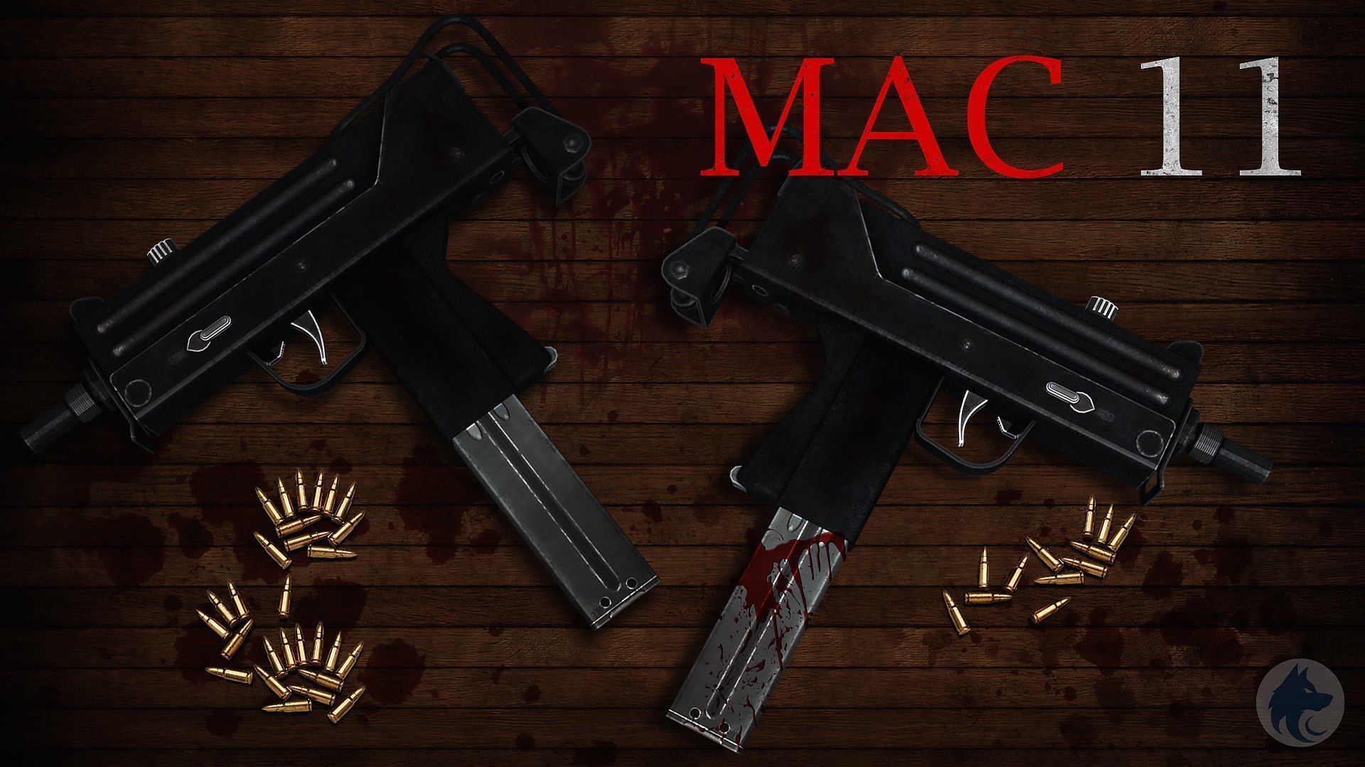 3D Realistic Guns Package Vol-02 Low-poly 3D model_5