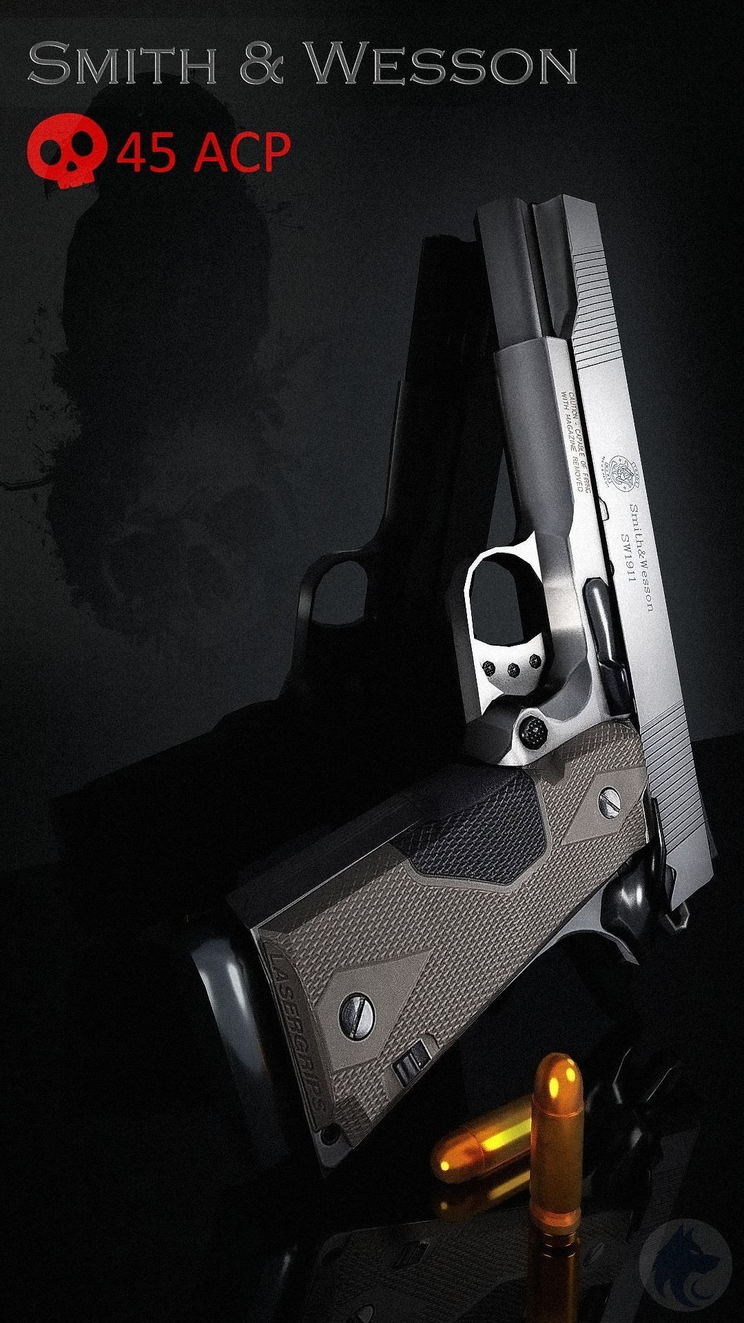 3D Realistic Guns Package Vol-02 Low-poly 3D model_2