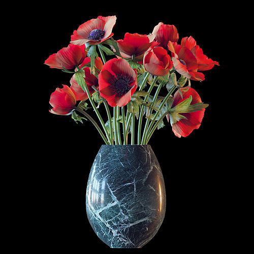 Bouquet 01  3D model