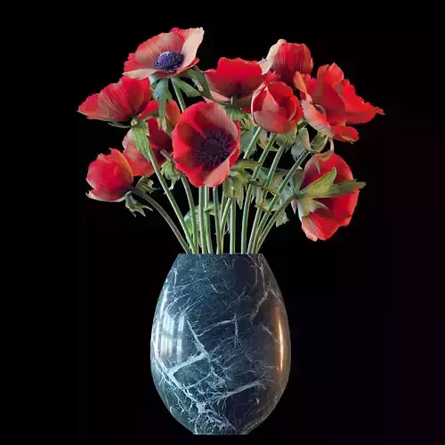 Bouquet 01  3D model