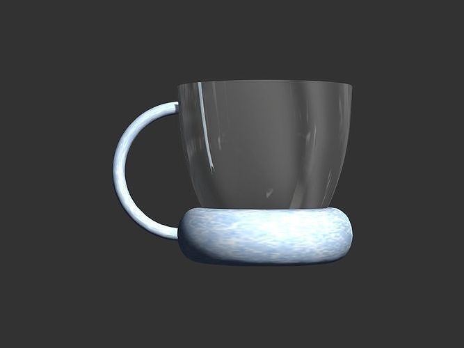 3D printable cup 3D print model