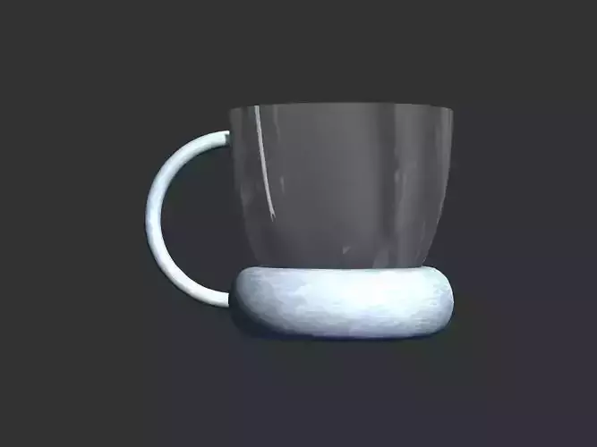 3D printable cup 3D print model