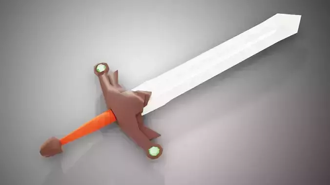 Emerald Sword 3D model