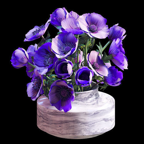 Bouquet 02  3D model