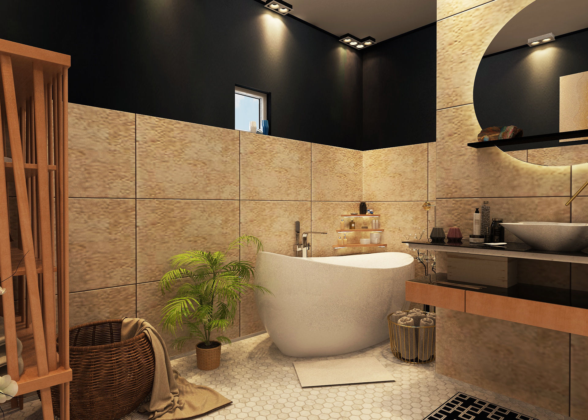 Bathroom Design 3D model_1