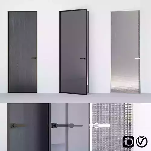     Aladin Swing Mono door by Glas Italia 