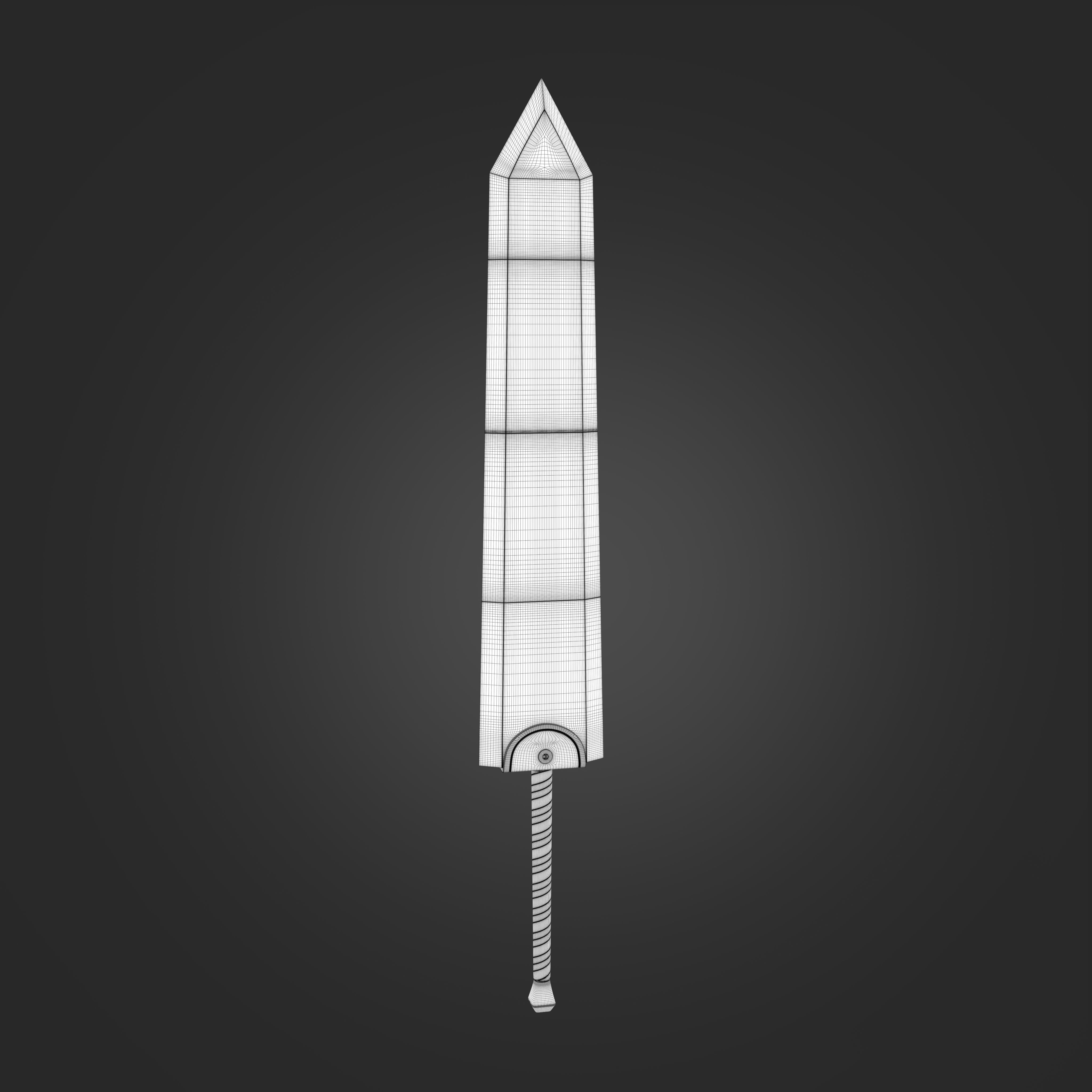 Dragon Slayer Sword from Berserk 3D print model_3