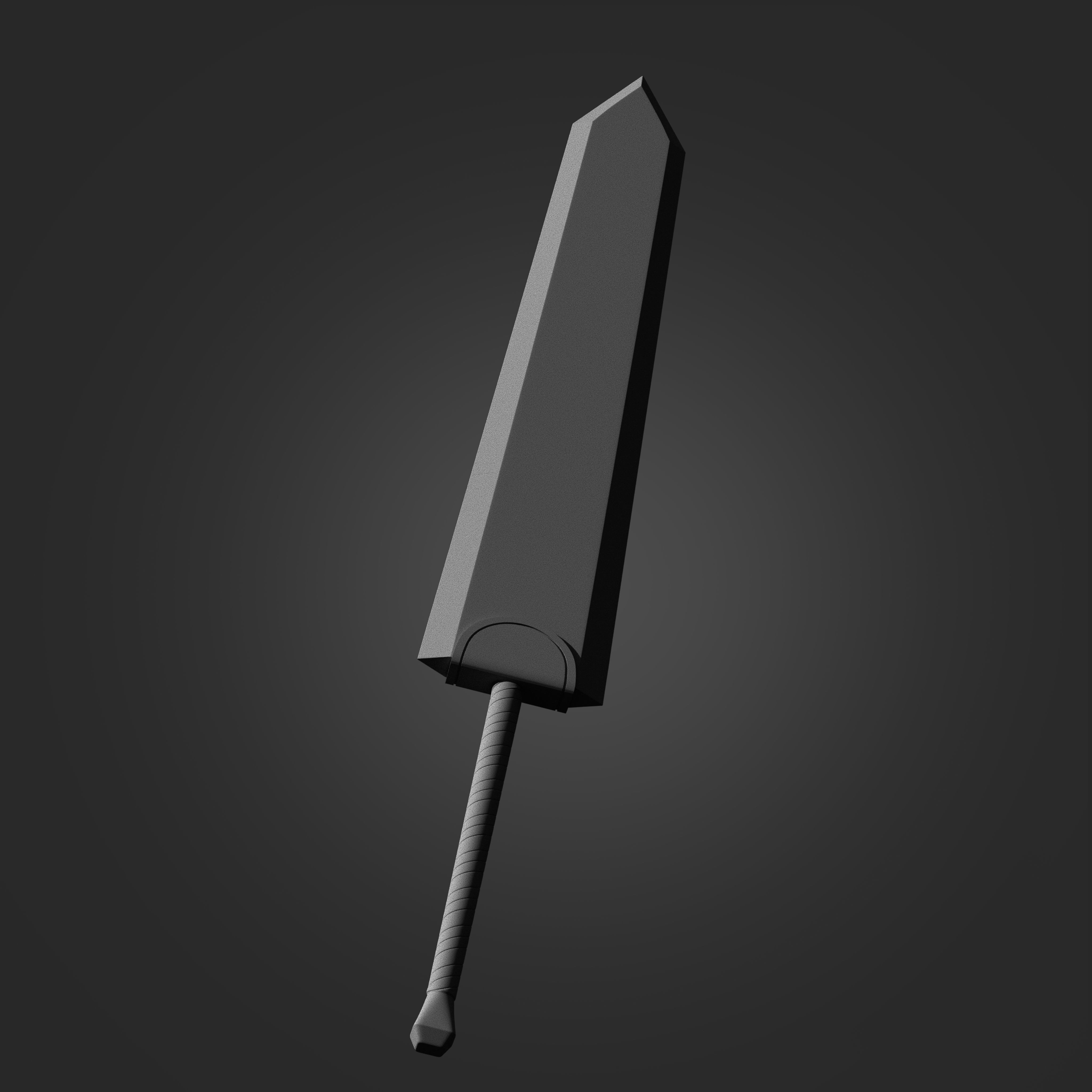 Dragon Slayer Sword from Berserk 3D print model_2
