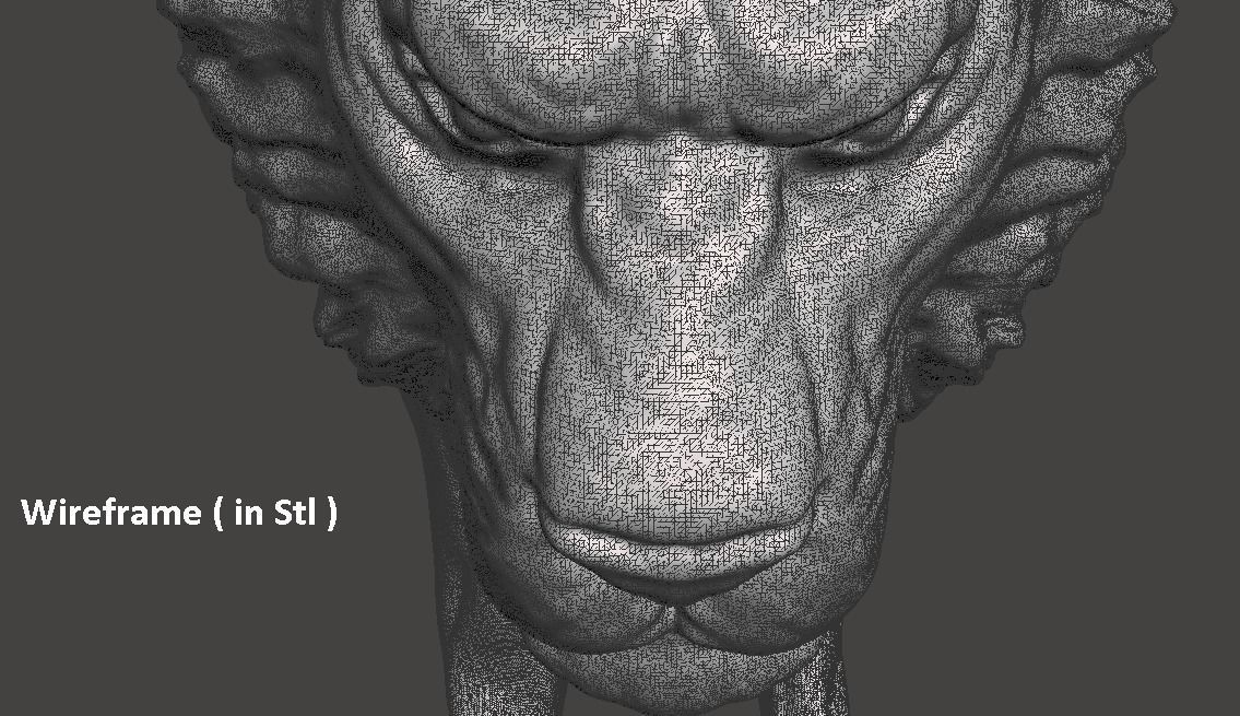 Lion Sculpture 3D print model_9