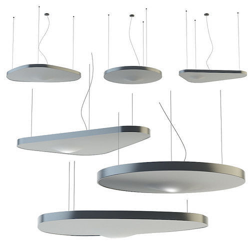 Pendant lamp PETALE By LUCEPLAN 3D model