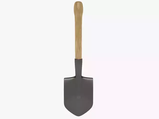 Shovel garden spade 3D model