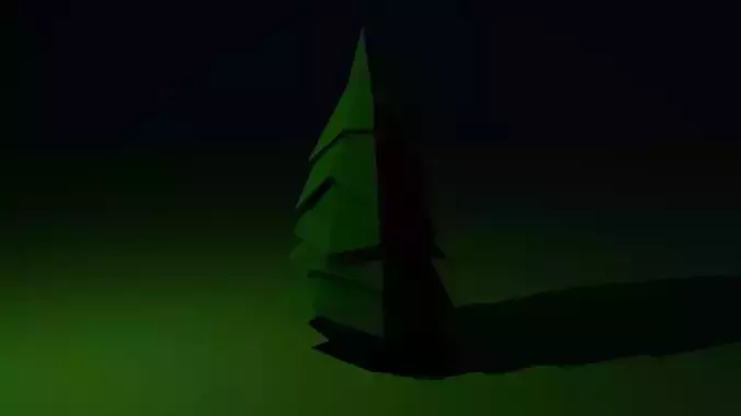 spruce fir tree Free low-poly 3D model