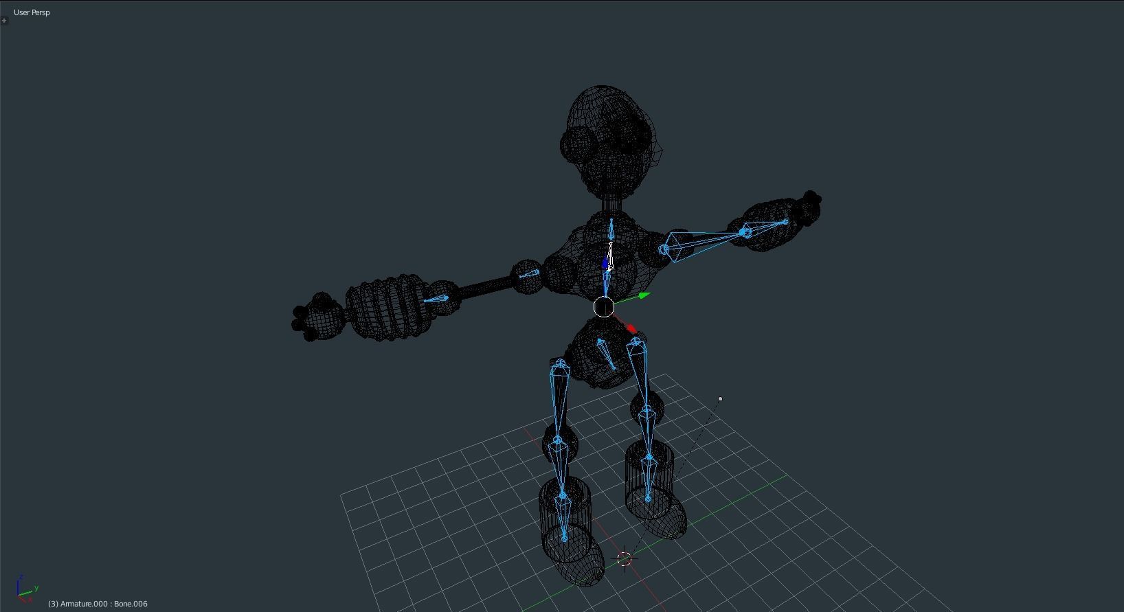 robot cccp Low-poly 3D model_1