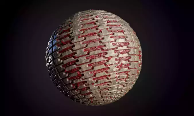 Tank Tred Military Dirty Seamless PBR Texture Texture