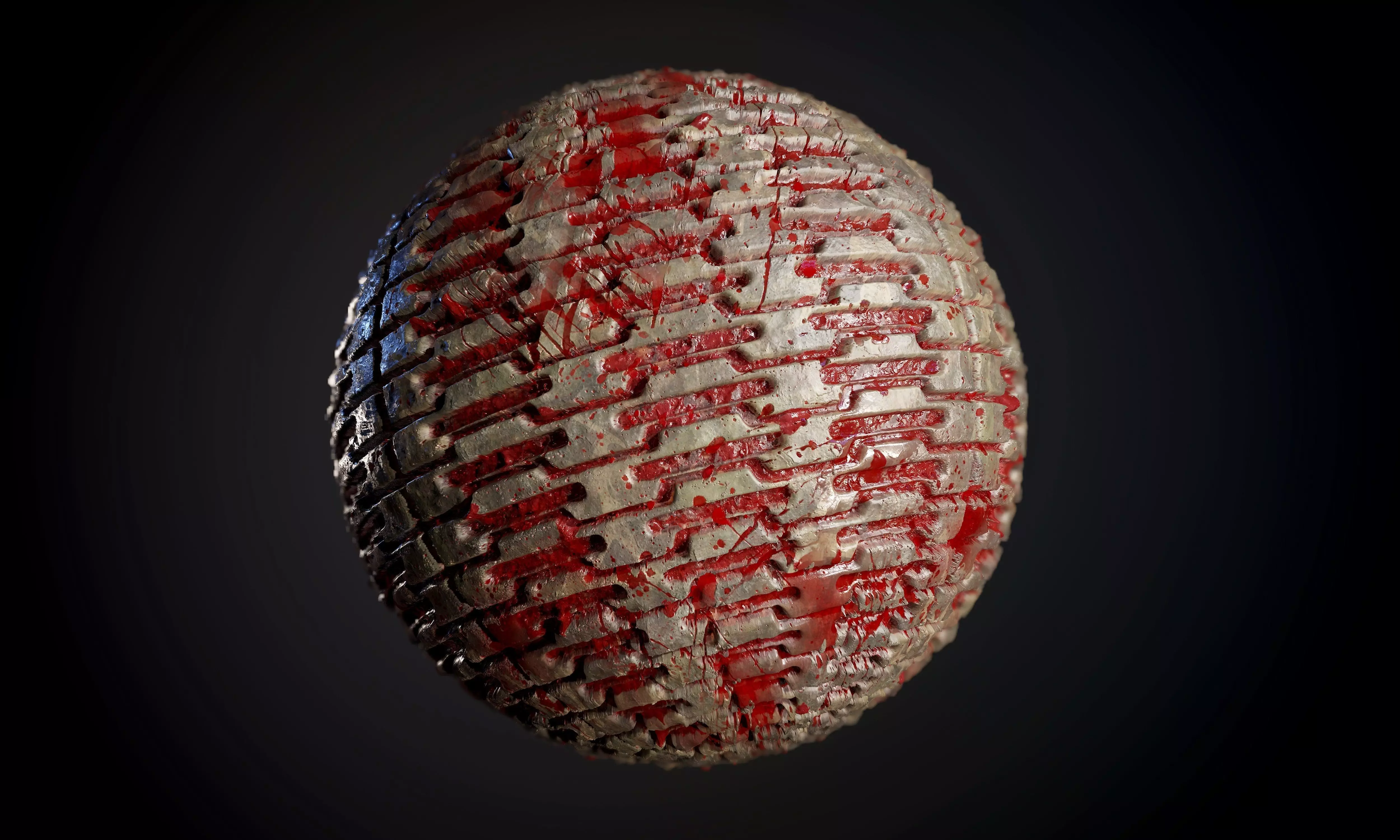 Tank Tred Military Dirty Seamless PBR Texture Texture