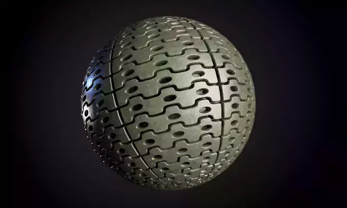 Tank Tred Military Dirty Seamless PBR Texture