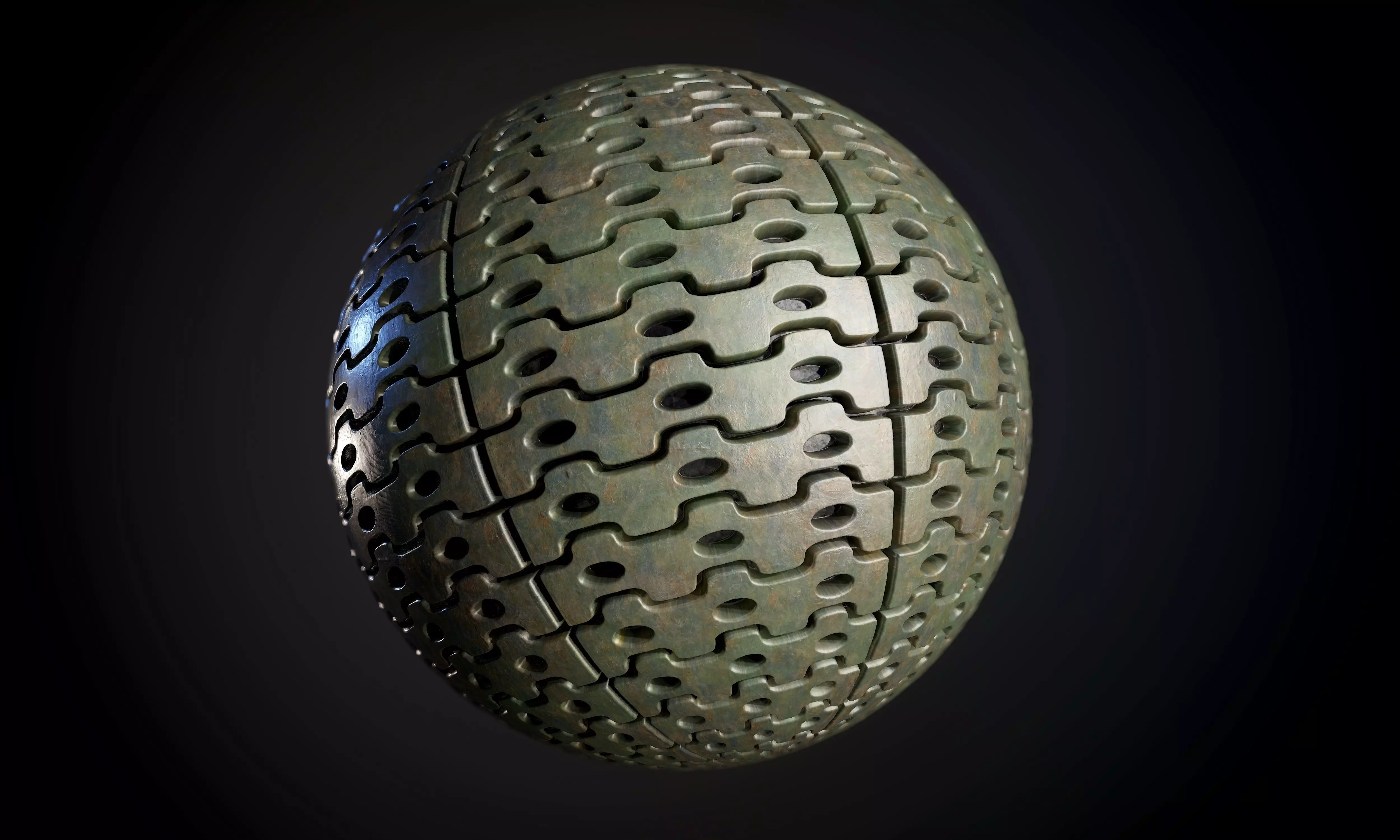 Tank Tred Military Dirty Seamless PBR Texture Texture