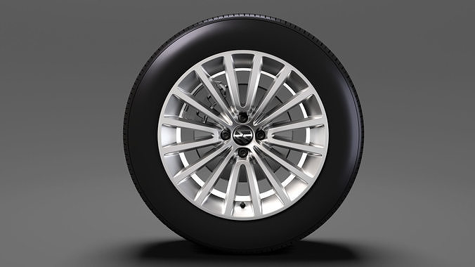 Volkswagen Up wheel 2017 3D model