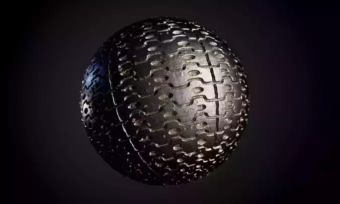 Tank Tred Military Dirty Seamless PBR Texture