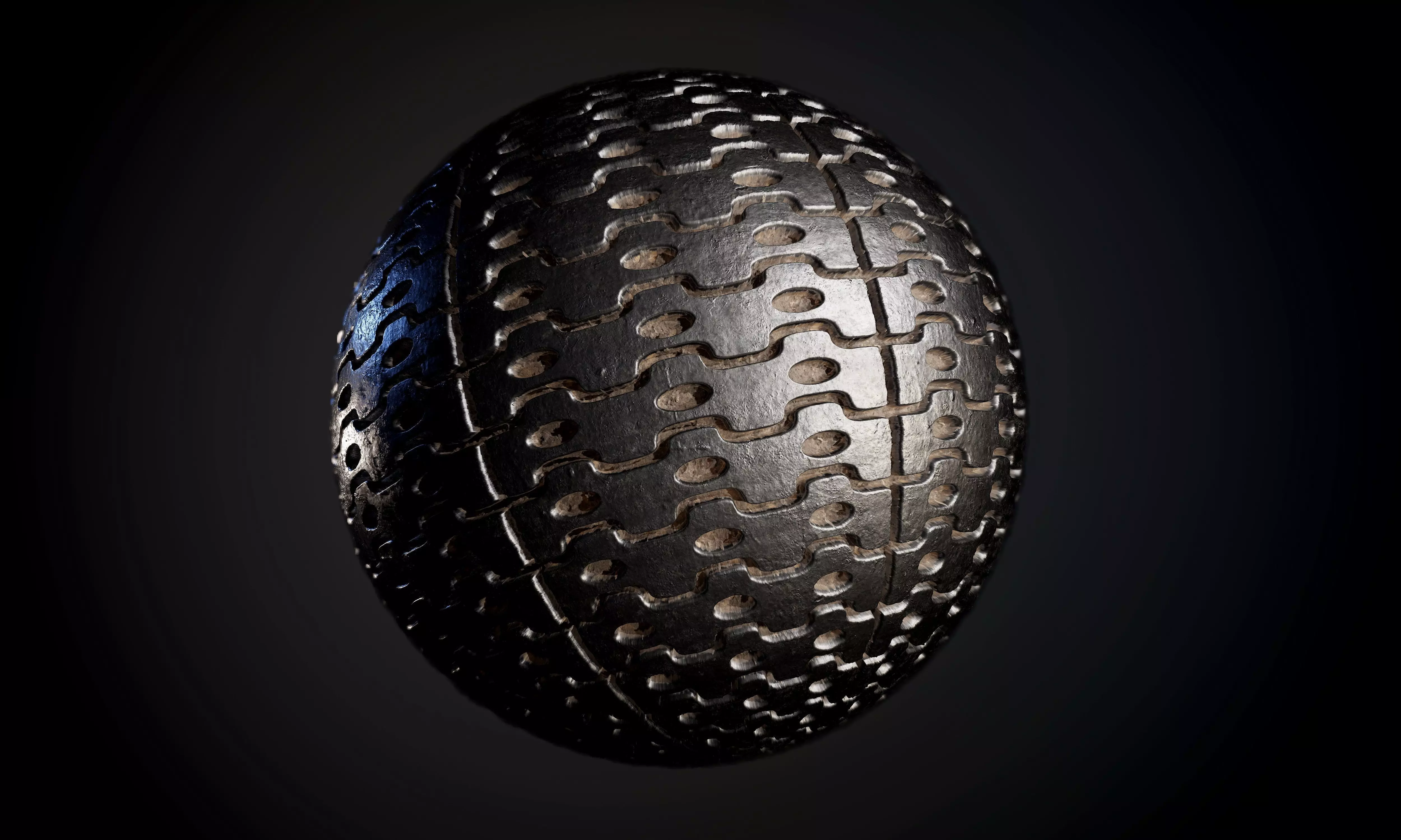 Tank Tred Military Dirty Seamless PBR Texture Texture_0