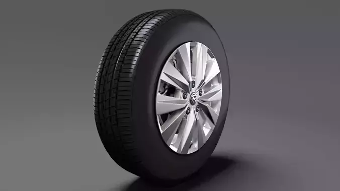 VW Crafter Van 2017 wheel 3D model