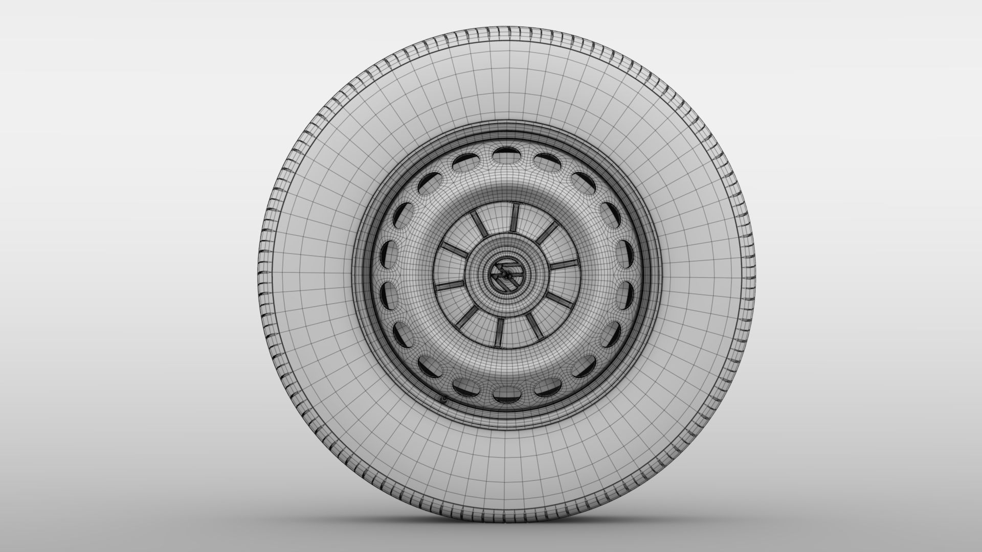 WV Crafter Chassi wheel 2017 3D model_6