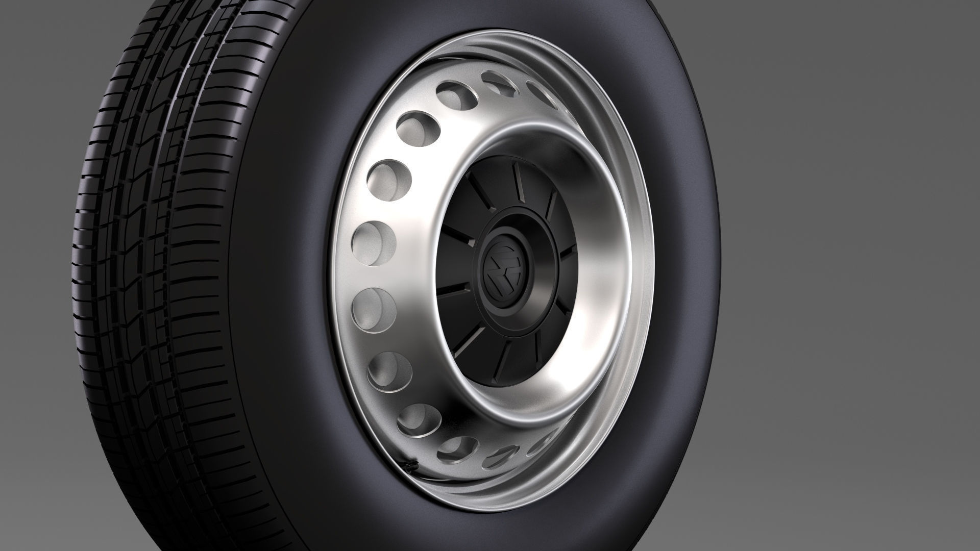 WV Crafter Chassi wheel 2017 3D model_2