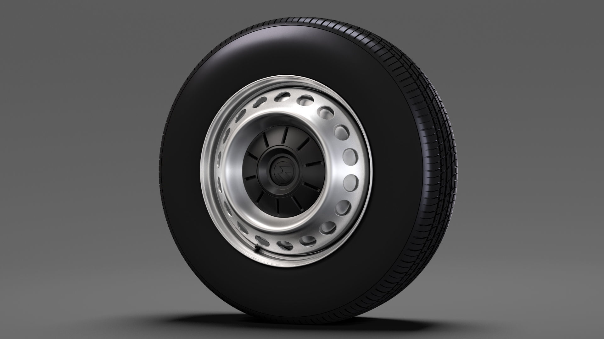 WV Crafter Chassi wheel 2017 3D model_3