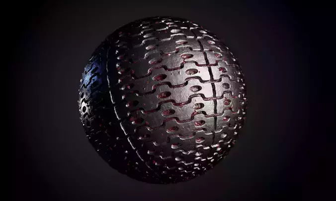 Tank Tred Military Dirty Seamless PBR Texture