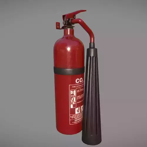 Lowpoly Extinguisher fire