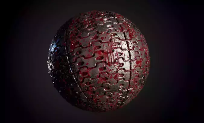 Tank Tred Military Dirty Seamless PBR Texture