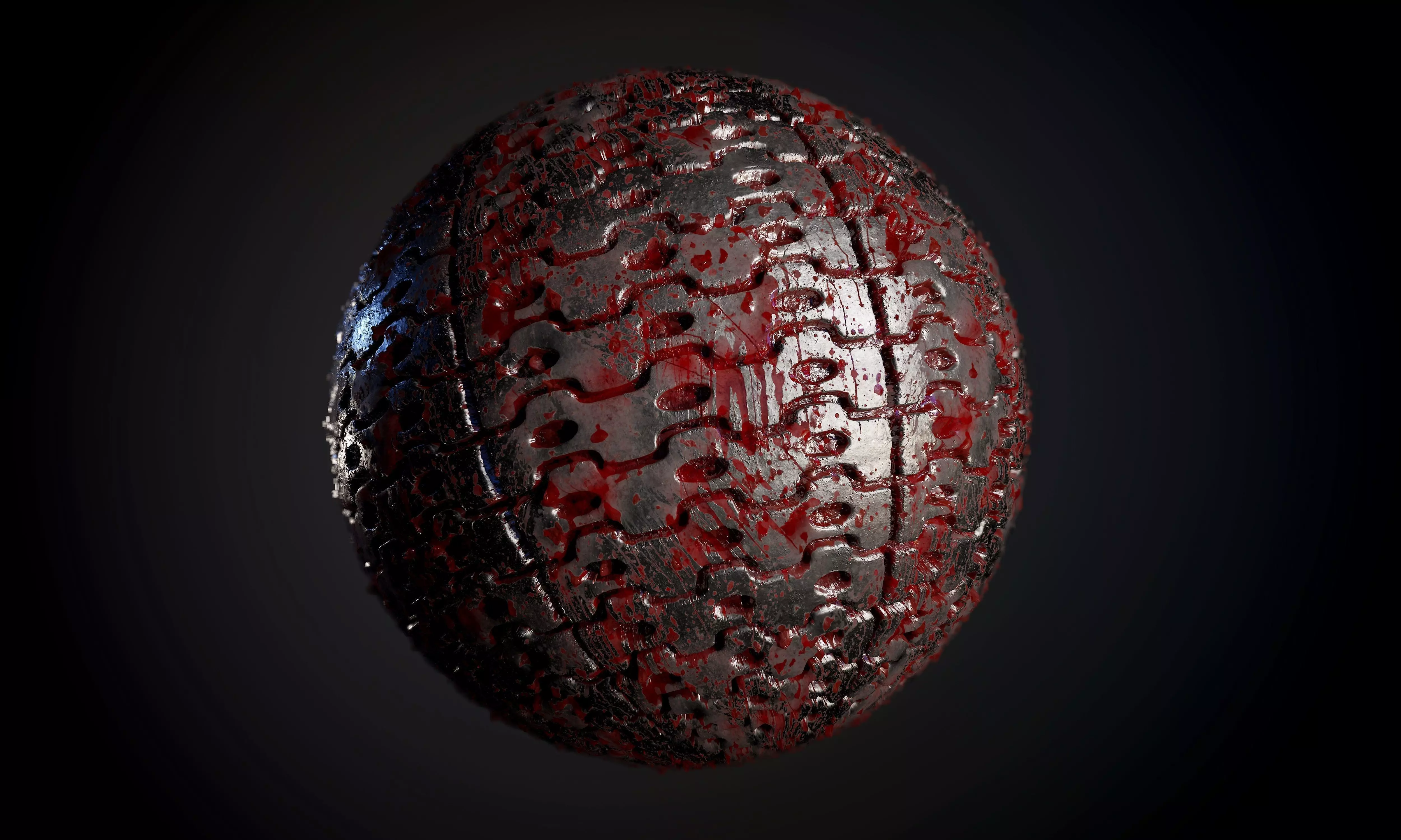 Tank Tred Military Dirty Seamless PBR Texture Texture_0