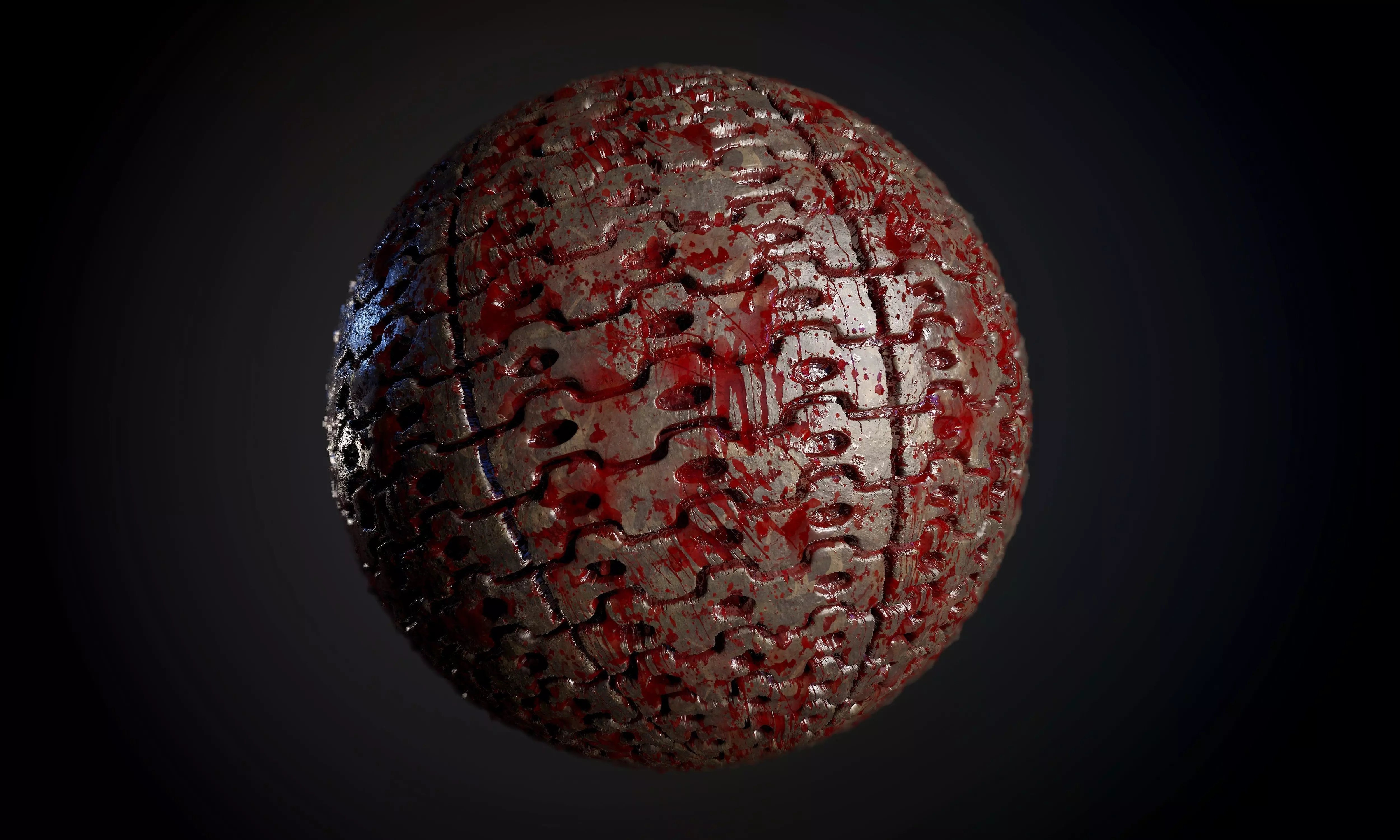 Tank Tred Military Dirty Seamless PBR Texture Texture_0