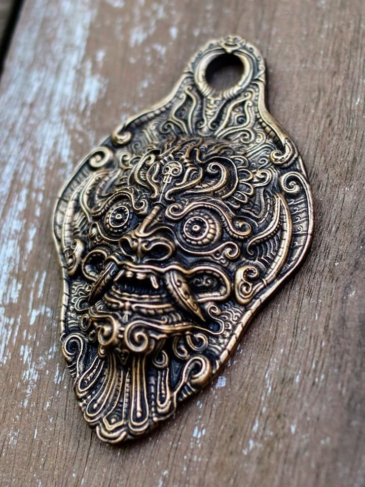 Bali style pendant 3D print model_1