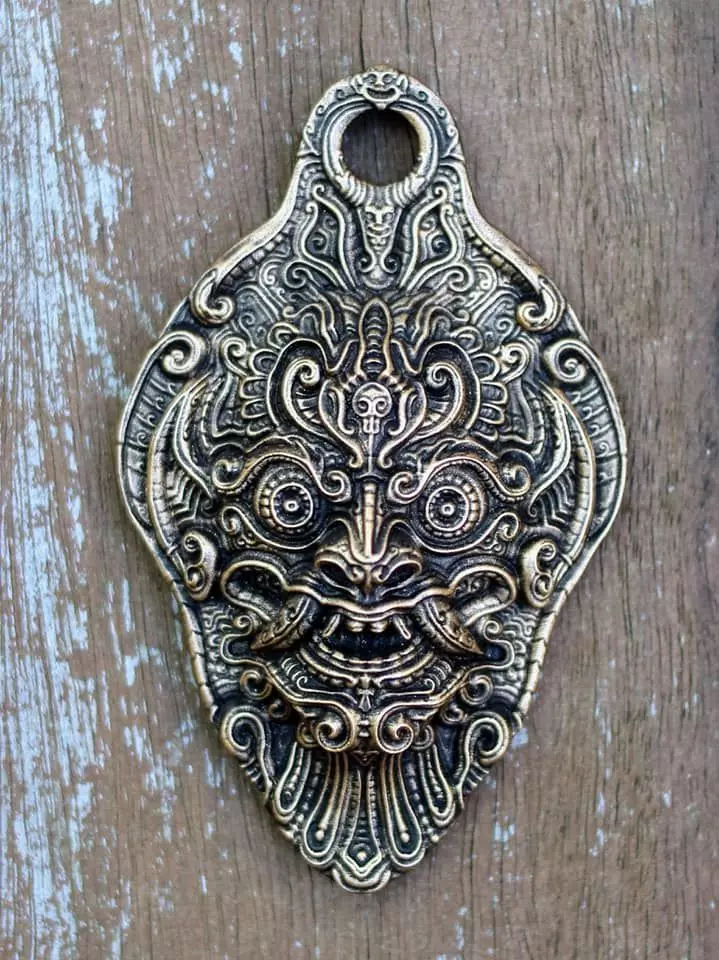 Bali style pendant 3D print model_0
