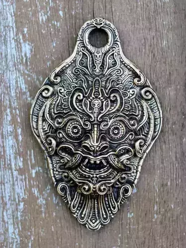 Bali style pendant 3D print model