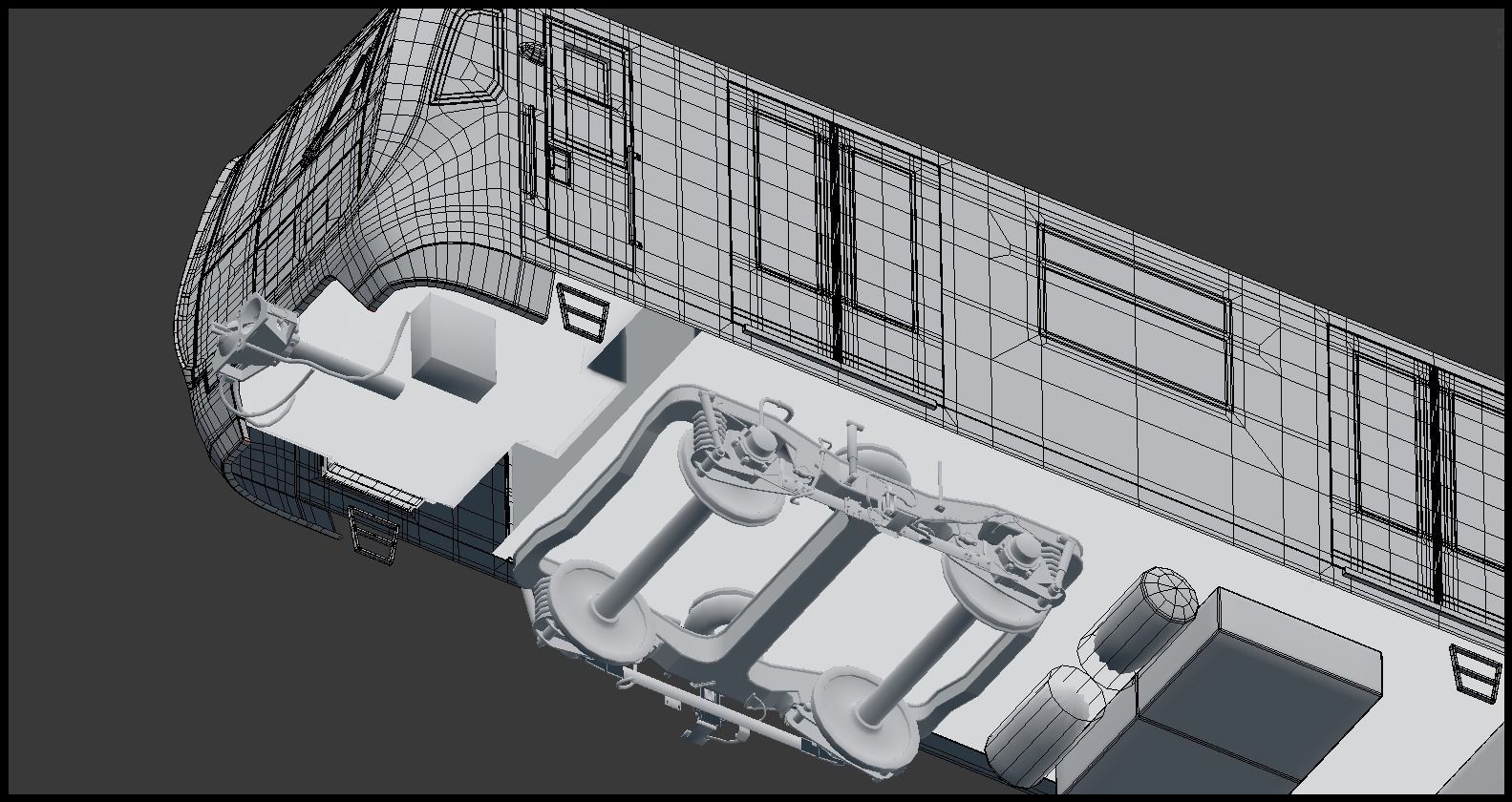 Moscow metro and Ivolga train 3D Model Collection_7