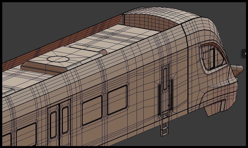 Moscow metro and Ivolga train 3D Model Collection_23