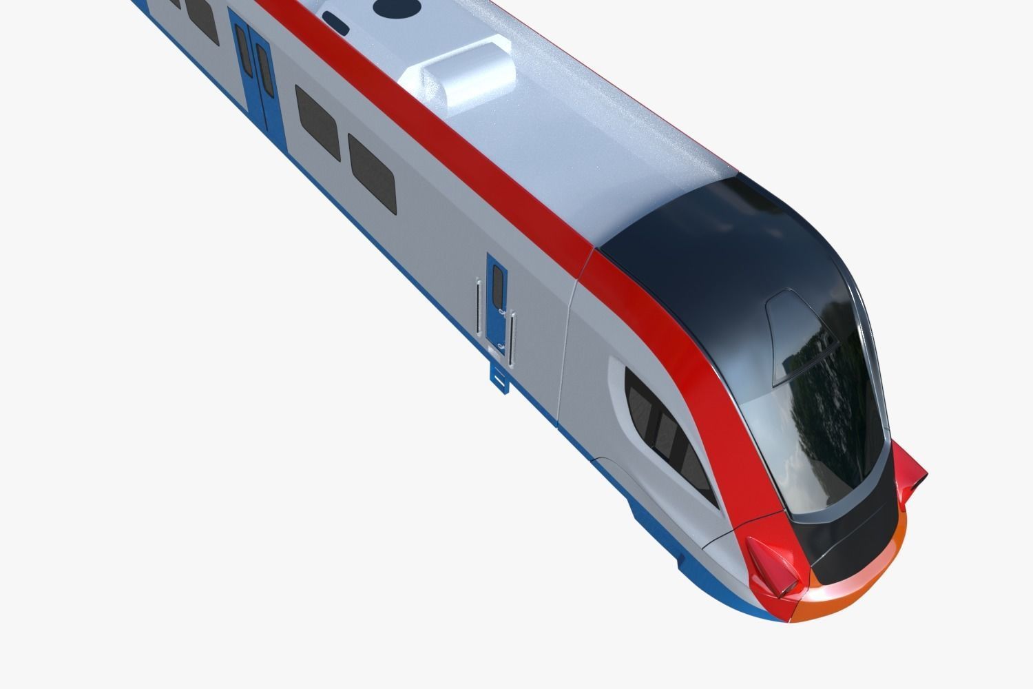 Moscow metro and Ivolga train 3D Model Collection_13