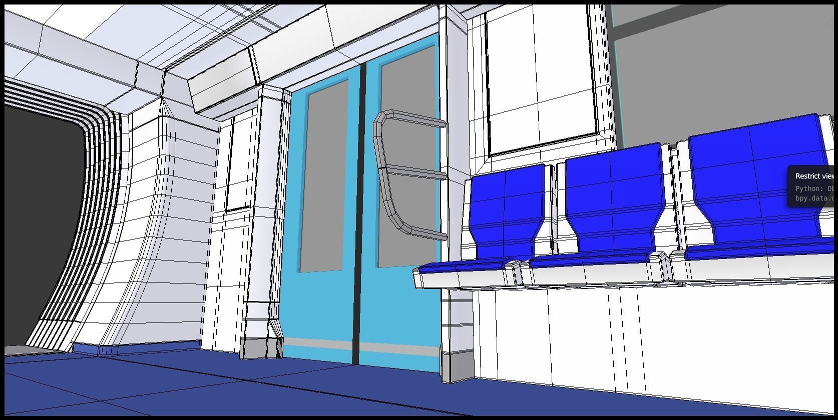 Moscow metro and Ivolga train 3D Model Collection_10