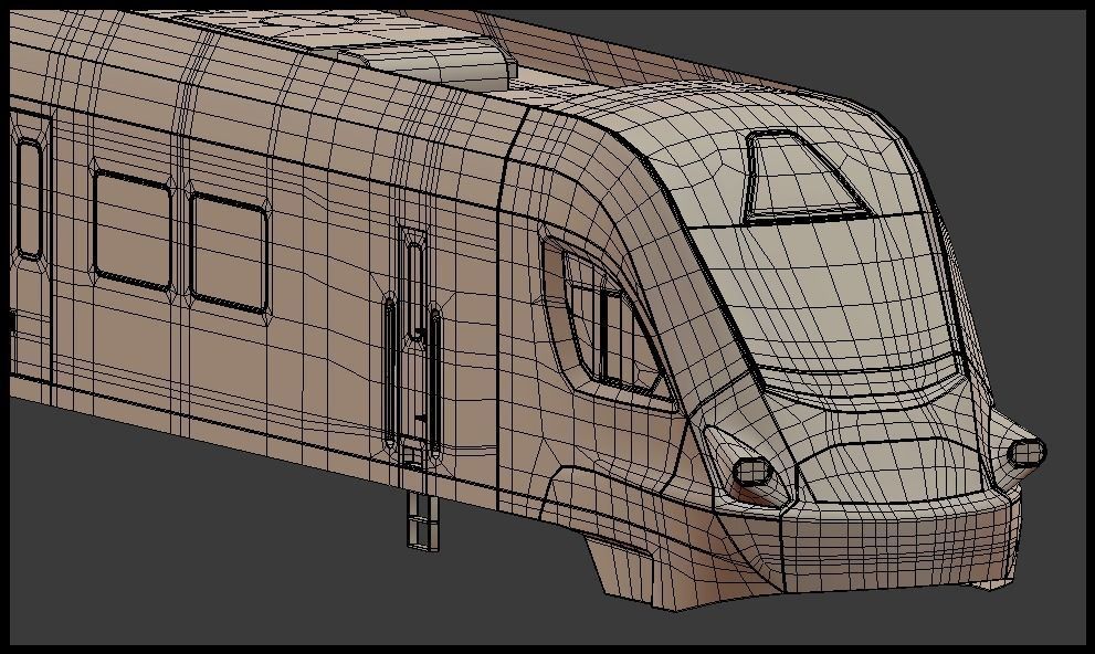 Moscow metro and Ivolga train 3D Model Collection_20