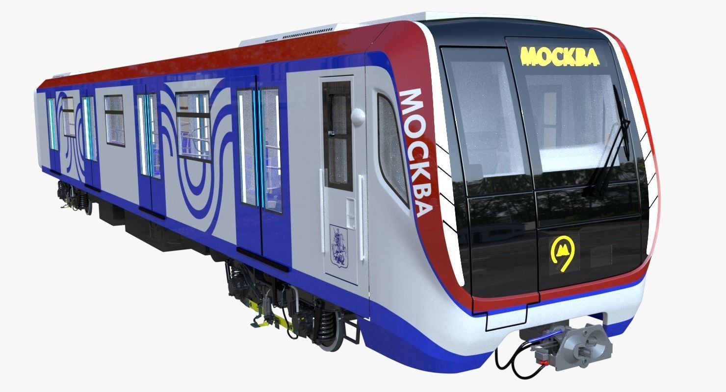 Moscow metro and Ivolga train 3D Model Collection_2