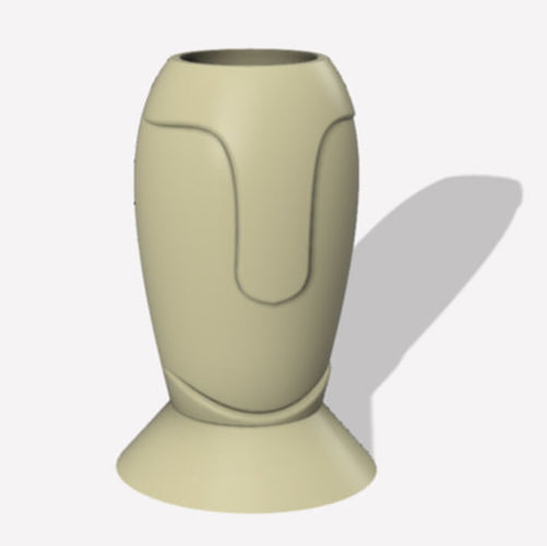 Face Vase  set of 2 Vase  3D print model